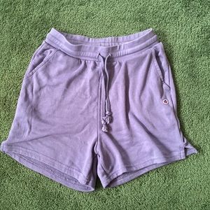 Purple Champion shorts. Size Medium.
